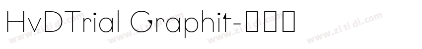 HvDTrial Graphit字体转换